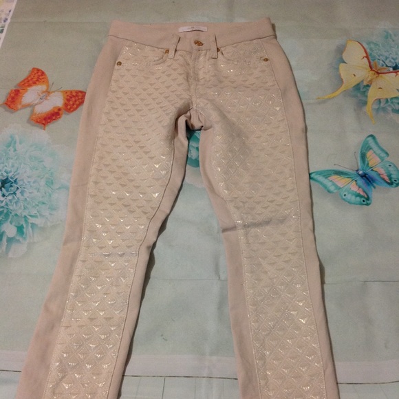 🦋 7FAM SKinny jeans size 23x28.5 - Picture 3 of 6